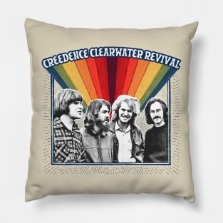 Creedence Clearwater Revival /\/ Original Vintage Style Fan Artwork Pillow