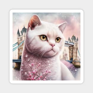 White British Shorthair Magnet