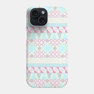 Nordic Sweater - Sweet Pastel - Minimalist Colorful Holidays Phone Case