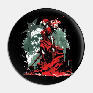 red witch Pin