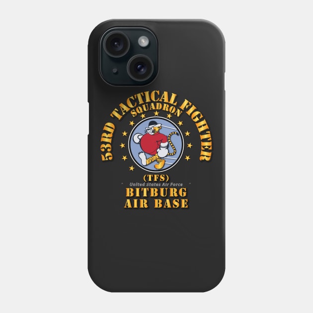 53rd Tactical Fighter Squadron - Bitberg AB Phone Case by twix123844