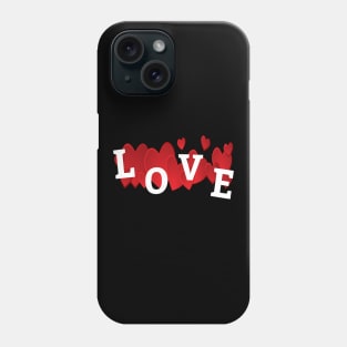 Hearts Of Love Men Women Boys Girls Phone Case