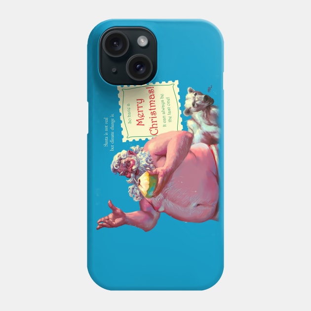 A Warm Christmas Card Phone Case by Victor Maristane