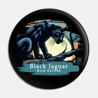 Black Jaguar - WILD NATURE - JAGUAR -5 Pin