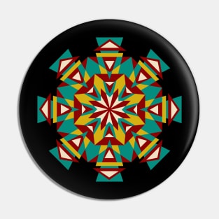 Angular Mandala Pin