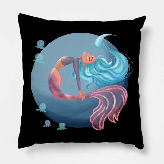 Mermaid Pillow by irina_zhelinskaya