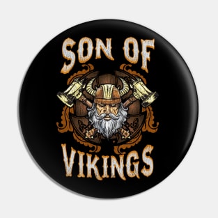 Son Of Vikings Pin