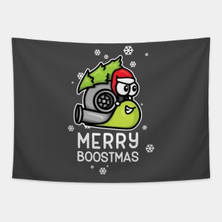 Christmas Sweater - Merry Boostmas Snail Tapestry