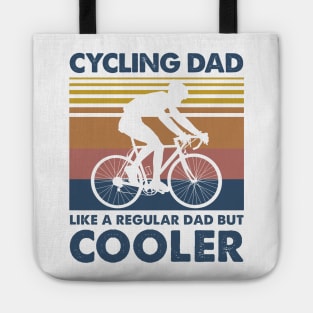 Cycling Dad Vintage Gift Father's Day Tote