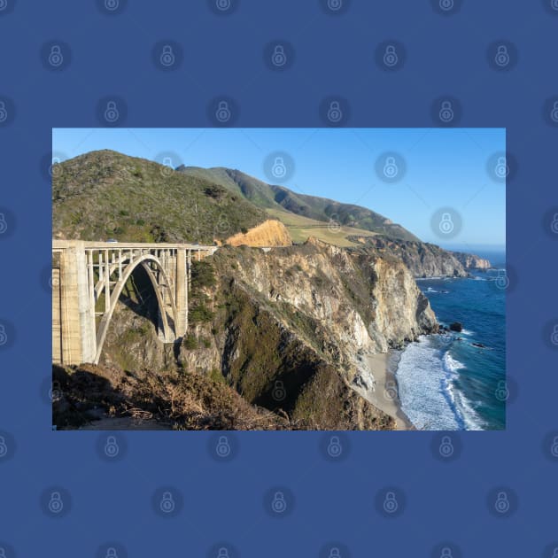 Bixby Bridge and the Pacific Ocean California by SafariByMarisa