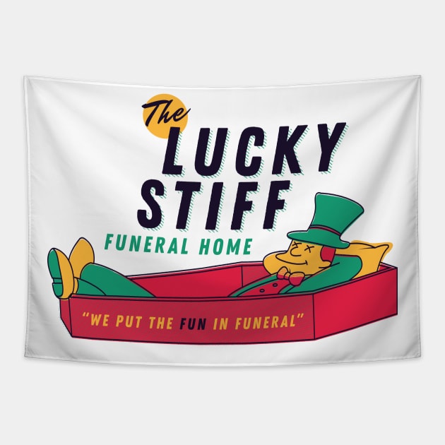 The Lucky Stiff Tapestry by winstongambro