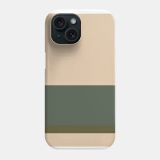 A gentle transfusion of Camo Green, Beige, Artichoke, Greyish Teal and Gunmetal stripes. Phone Case