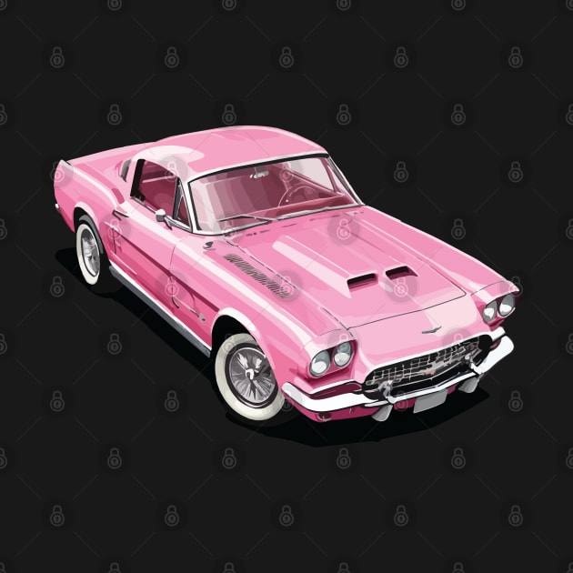 Pink Classic Barbie Car by VENZ0LIC