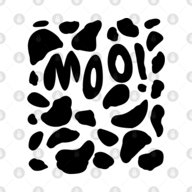 Disover Cow Print Halloween M O O ! - Cow Print - T-Shirt