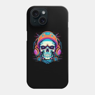 Skull Psychedelic Voyager Astronaut Phone Case