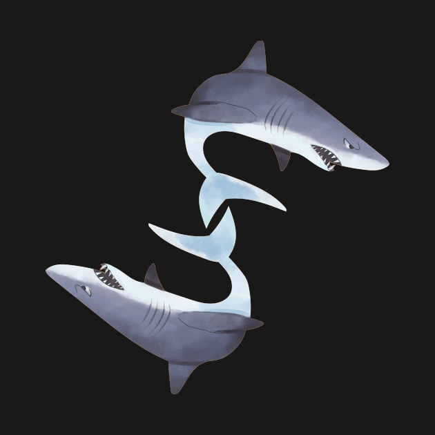 Double Sharks by Aceyear