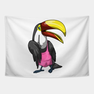 Toucan Hairdresser Scissors Tapestry