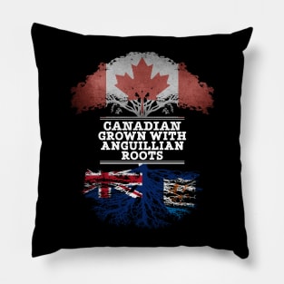 Canadian Grown With Anguillian Roots - Gift for Anguillian With Roots From Anguilla Pillow