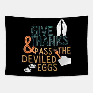 Thanksgiving Deviled Eggs Tapestry