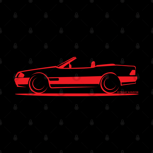 Mercedes Benz 500SL W129 Red by PauHanaDesign