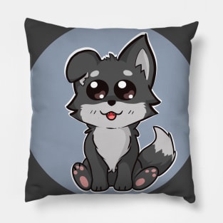 Chibi Wolf Pillow