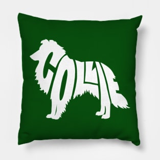 Collie white Pillow