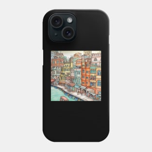 Dhaka city drawing Phone Case