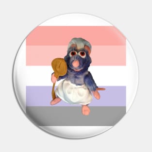 Ratatouille Cupioromantic Rights Pin