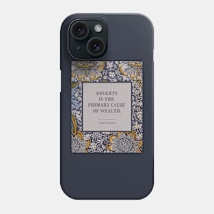 Poverty and Wealth Phone Case