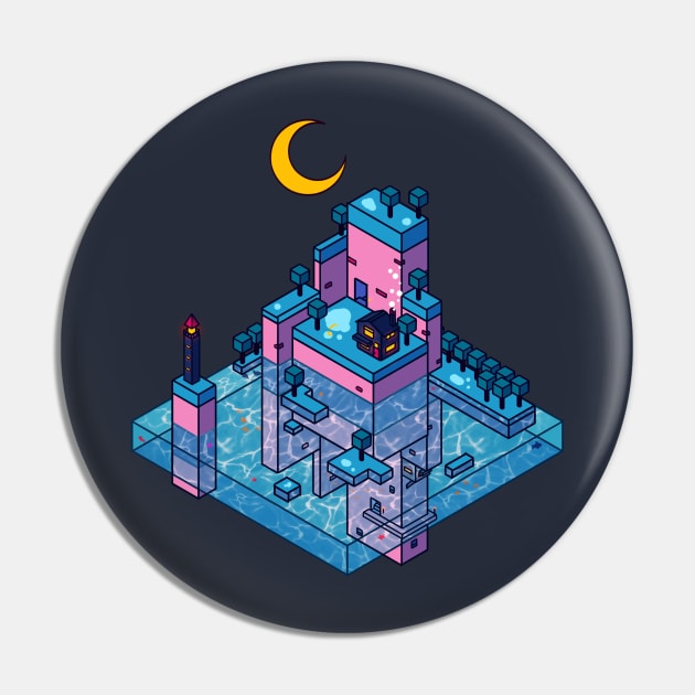 LoFi Island Pin by seerlight