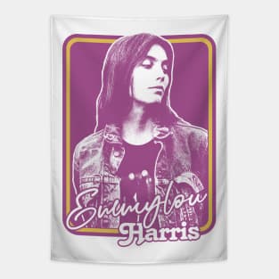 Emmylou Harris // Outlaw Country Retro Fan Design Tapestry