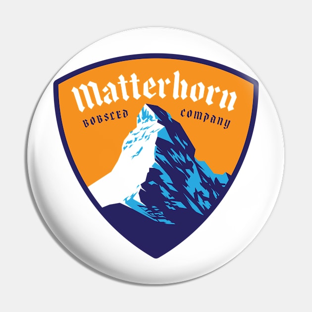 Matterhorn Bobsled Company Pin by jpdesign