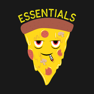 Pizza Slice & Smoking - Essentials T-Shirt