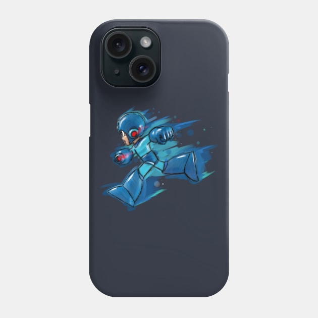 MegaMan Phone Case by Beanzomatic