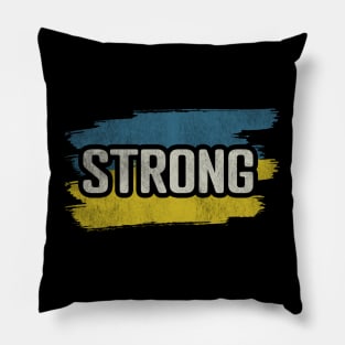 ucraina strong Pillow