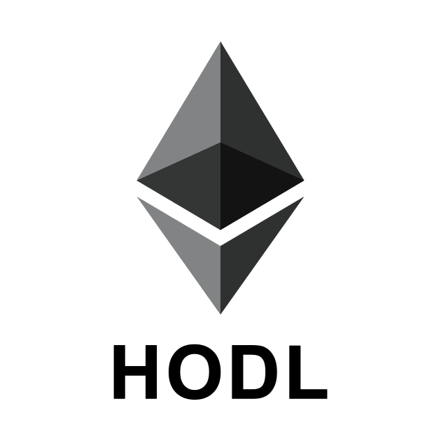 HODL Ethereum (big logo) by mangobanana