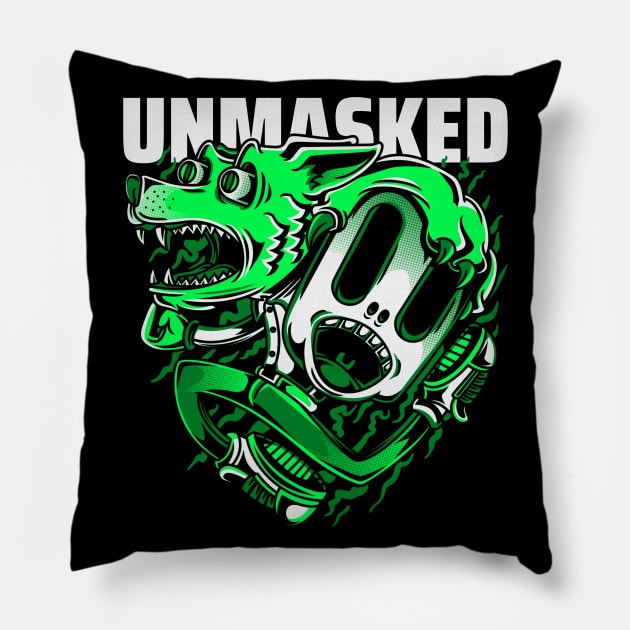 UNMASKED Pillow by Sabahmd