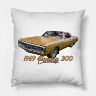 1969 Chrysler 300 Convertible Pillow