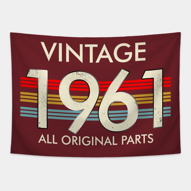 Vintage 1961 All Original Parts Tapestry by Vladis