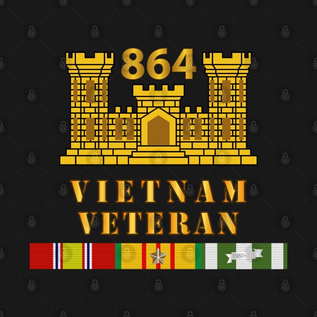 864th Engineer Battalion - ENG Branch - Vietnam Vet w VN SVC by twix123844