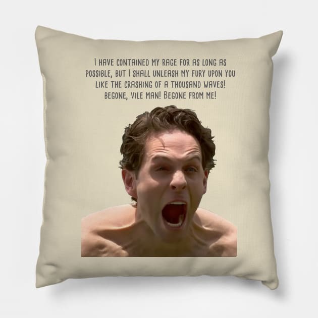 Dennis's Rage Pillow by The Curious Cabinet