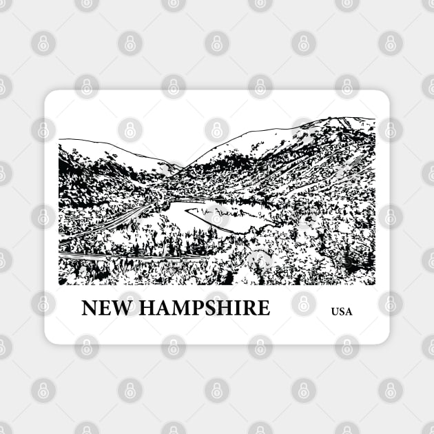 New Hampshire USA Magnet by Lakeric