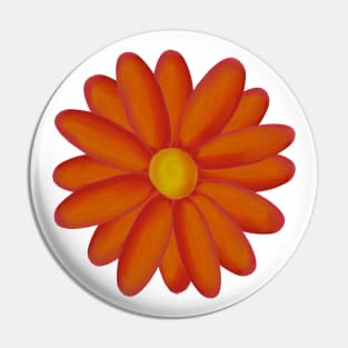 A Single Orange Flower Pin