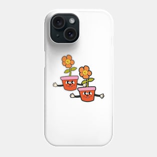 cute flower vase Phone Case