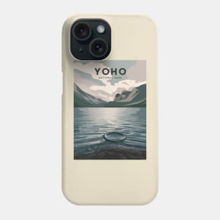 Yoho National Park Lake Poster Phone Case