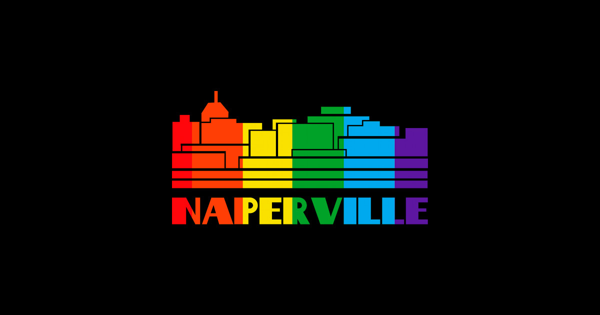Naperville Pride Shirt Naperville LGBT Gift LGBTQ Supporter Tee Pride