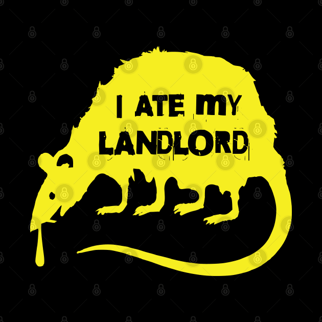 I Ate My Landlord Punk Rat by Rigipedia