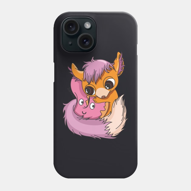 Cute Fox Phone Case by idiotstile