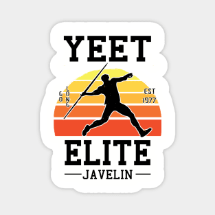 Yeet Elite Javelin Retro Track N Field Athlete Magnet