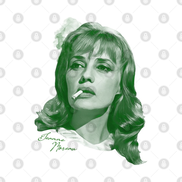 Retro Jeanne Moreau Verte Tribute by darklordpug